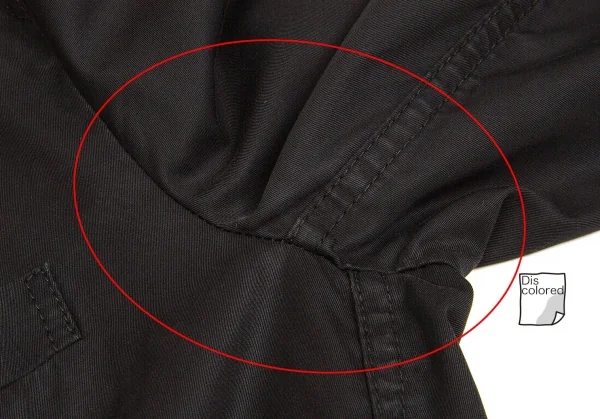 【SALE】コムデギャルソン オムCOMME des GARCONS HOMME コットンパッカリングジャケット 黒青M K-62276_004