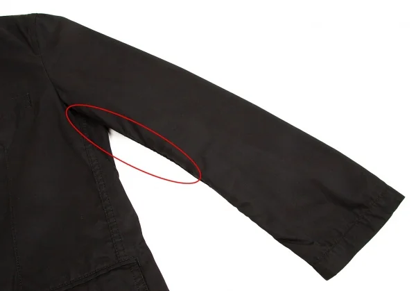 【SALE】コムデギャルソン オムCOMME des GARCONS HOMME コットンパッカリングジャケット 黒青M K-62276_007