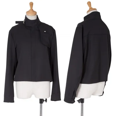 ヨウジヤマモトノアール Yohji Yamamoto NOIR ウールギャバジップブルゾン