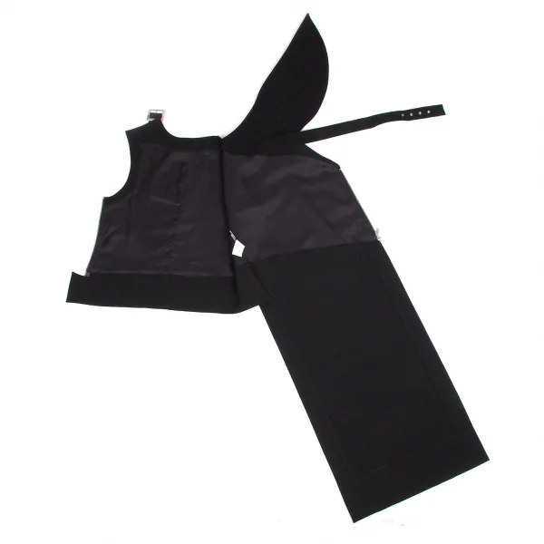 ヨウジヤマモト ファム Yohji Yamamoto FEMME 変形デザインエプロン