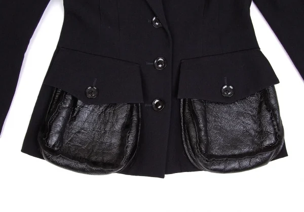 Yohji Yamamoto FEMME Mouton Pocket Jacket K-62354_008