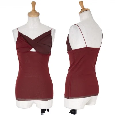 ジャンポールゴルチエ ファムJean Paul GAULTIER FEMME 変形レイヤードパワーネットキャミソール