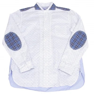 新品!ジュンヤワタナベマン コムデギャルソンJUNYA WATANABE MAN COMME des GARCONS 切替花柄ドビーシャツ