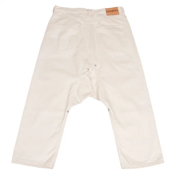 GANRYU Switching Design Dropped Crotch Pants K-62620_012