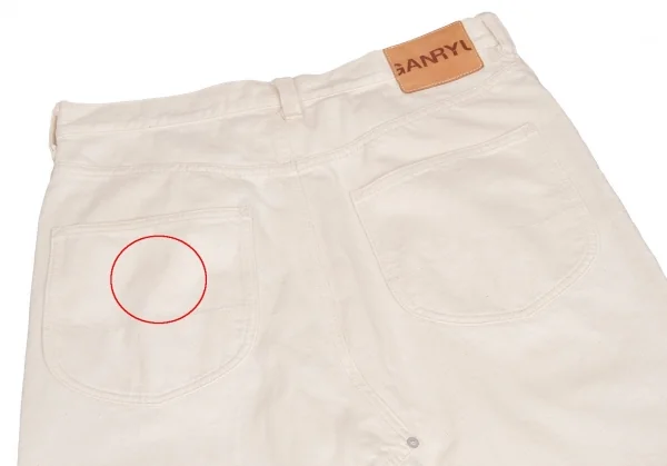 GANRYU Switching Design Dropped Crotch Pants K-62620_013