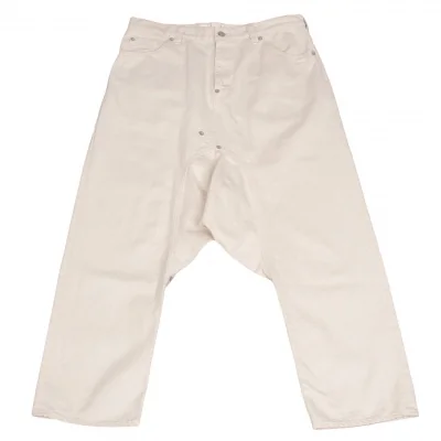 GANRYU Switching Design Dropped Crotch Pants