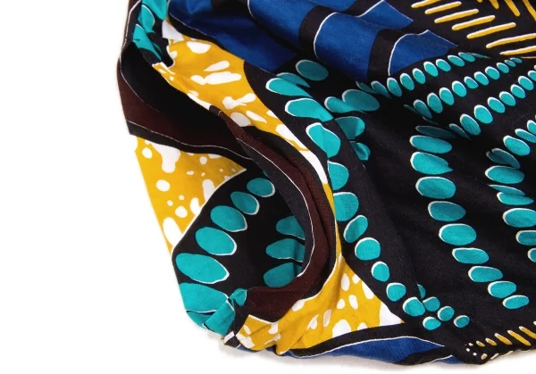 【SALE】ジュンヤワタナベ コムデギャルソンJUNYA WATANABE COMME des GARCONS グラフィックプリント変形トップス 黒マルチＳ位 K-62622_006