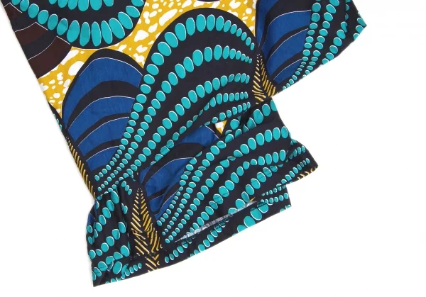 【SALE】ジュンヤワタナベ コムデギャルソンJUNYA WATANABE COMME des GARCONS グラフィックプリント変形トップス 黒マルチＳ位 K-62622_007