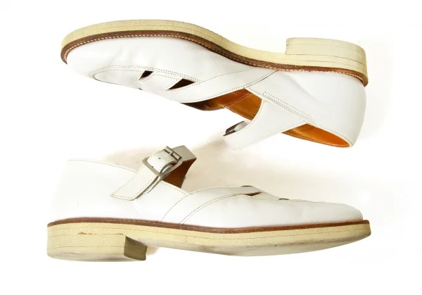 COMME des GARCONS HOMME PLUS Cutting Leather Shoes K-62625_002