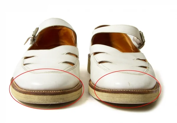 COMME des GARCONS HOMME PLUS Cutting Leather Shoes K-62625_003