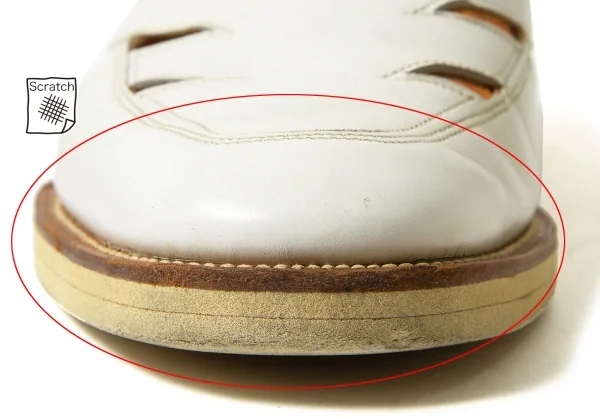 COMME des GARCONS HOMME PLUS Cutting Leather Shoes K-62625_004