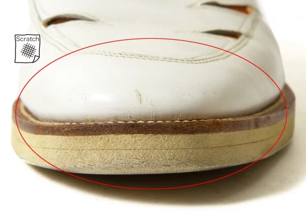 COMME des GARCONS HOMME PLUS Cutting Leather Shoes K-62625_005