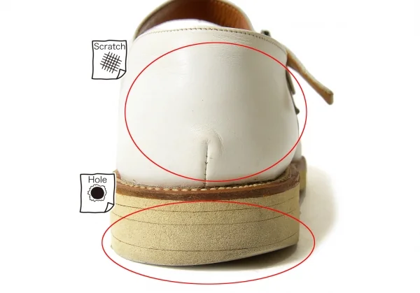 COMME des GARCONS HOMME PLUS Cutting Leather Shoes K-62625_009