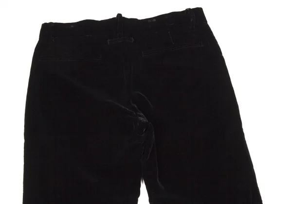 ジャンポールゴルチエJean Paul GAULTIER ベロアパンツ 黒46