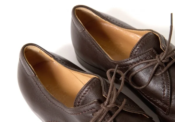 【SALE】エルメスHERMES レザーシューズ 茶35.5(２２.５） K-62882_010