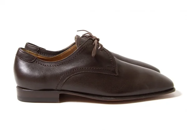 【SALE】エルメスHERMES レザーシューズ 茶35.5(２２.５） K-62882_004