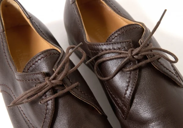 【SALE】エルメスHERMES レザーシューズ 茶35.5(２２.５） K-62882_009