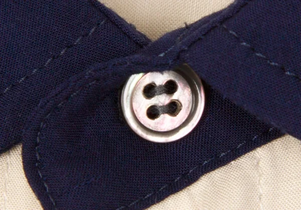 【SALE】ヨウジヤマモトノアール Yohji Yamamoto NOIR レーヨンデザインカラーロングブラウス 淡ベージュ紺エンジ2 K-62924_005