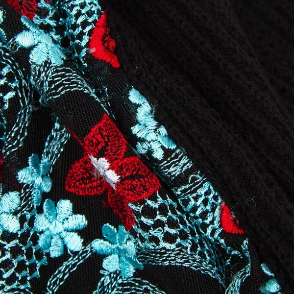 トリコ コムデギャルソンtricot COMME des GARCONS 花柄刺繍
