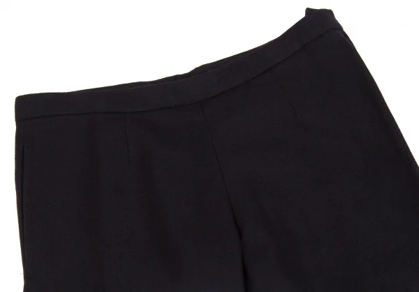 【SALE】トリコ コムデギャルソンtricot COMME des GARCONS ウールサイドジップクロップドパンツ 紺Ｓ K-62943_002