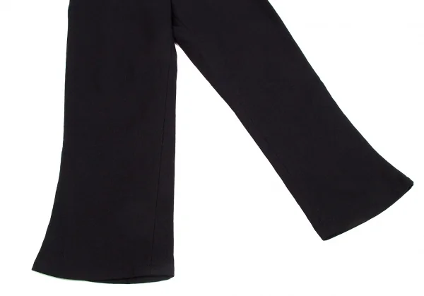 【SALE】トリコ コムデギャルソンtricot COMME des GARCONS ウールサイドジップクロップドパンツ 紺Ｓ K-62943_004