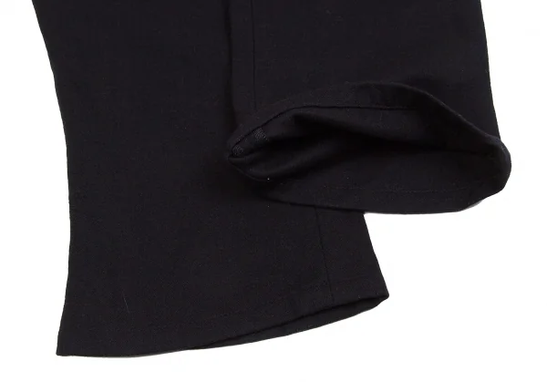 【SALE】トリコ コムデギャルソンtricot COMME des GARCONS ウールサイドジップクロップドパンツ 紺Ｓ K-62943_005