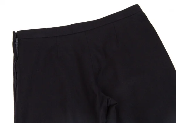 【SALE】トリコ コムデギャルソンtricot COMME des GARCONS ウールサイドジップクロップドパンツ 紺Ｓ K-62943_007