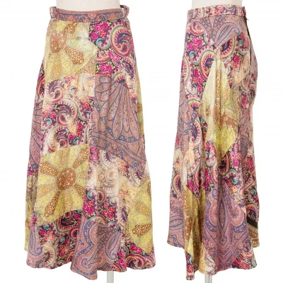 トリコ コムデギャルソンtricot COMME des GARCONS ウォッシュドシルクコットンペイズリースカート