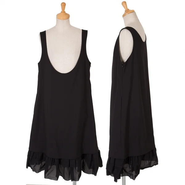 【SALE】リミフゥLIMI feu 裾切替ノースリーブワンピース