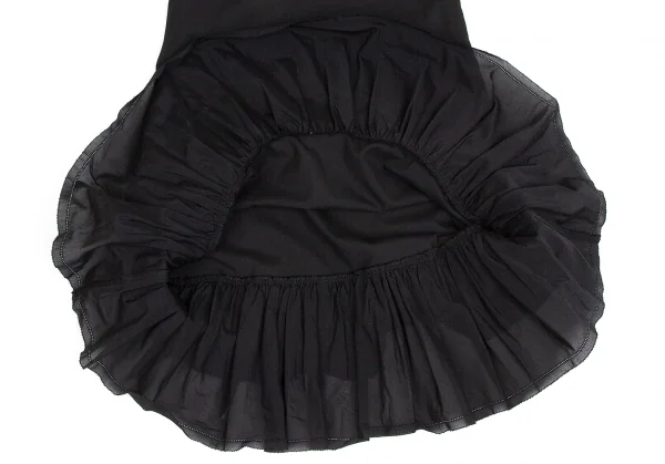 【SALE】リミフゥLIMI feu 裾切替ノースリーブワンピース 黒Ｓ K-62952_010