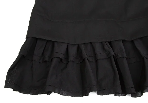 【SALE】リミフゥLIMI feu 裾切替ノースリーブワンピース 黒Ｓ K-62952_008