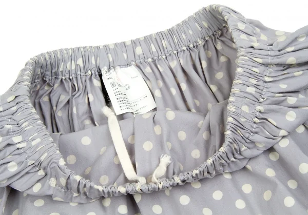 【SALE】トリココムデギャルソンtricot COMME des GARCONS ドットプリントフレアスカート グレーＭ位 K-62983_004