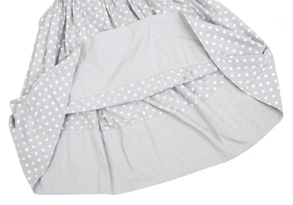 【SALE】トリココムデギャルソンtricot COMME des GARCONS ドットプリントフレアスカート グレーＭ位 K-62983_008