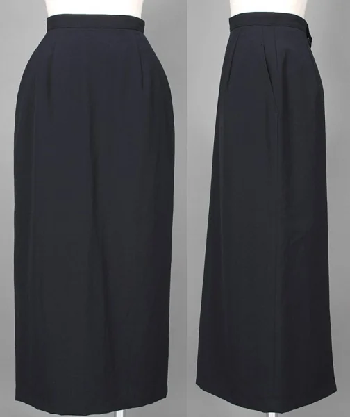 tricot COMME des GARCONS Wool long skirt(K-4529) Navy M K-4529_001