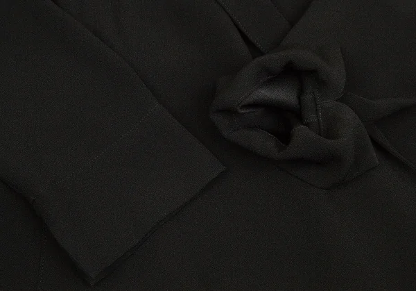 【SALE】レキップ ヨシエイナバL'EQUIPE YOSHIE INABA 混紡ラップデザインジャケット 黒38 K-63298_005