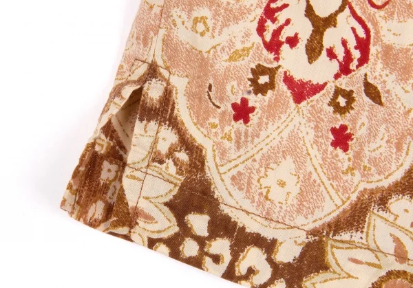 【SALE】ラルフローレンRALPH LAUREN コットン花柄オープンカラーシャツ レンガ7 K-63309_012