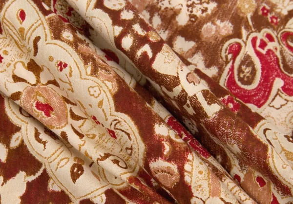 【SALE】ラルフローレンRALPH LAUREN コットン花柄オープンカラーシャツ レンガ7 K-63309_014