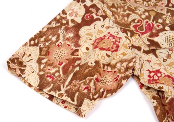 【SALE】ラルフローレンRALPH LAUREN コットン花柄オープンカラーシャツ レンガ7 K-63309_008