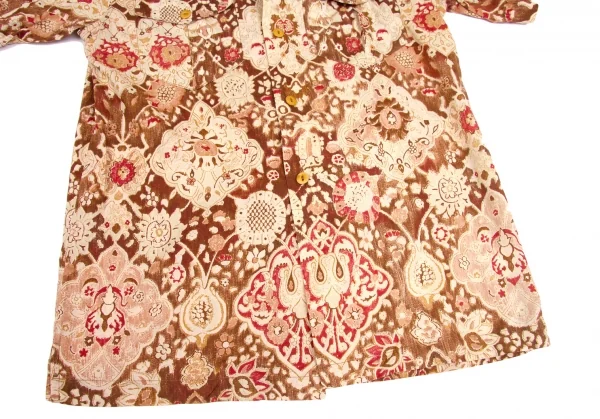 【SALE】ラルフローレンRALPH LAUREN コットン花柄オープンカラーシャツ レンガ7 K-63309_009