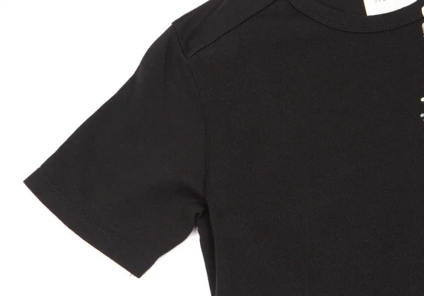 【SALE】アツロウタヤマATSURO TAYAMA レタリングプリントTシャツ 黒36 K-63358_005