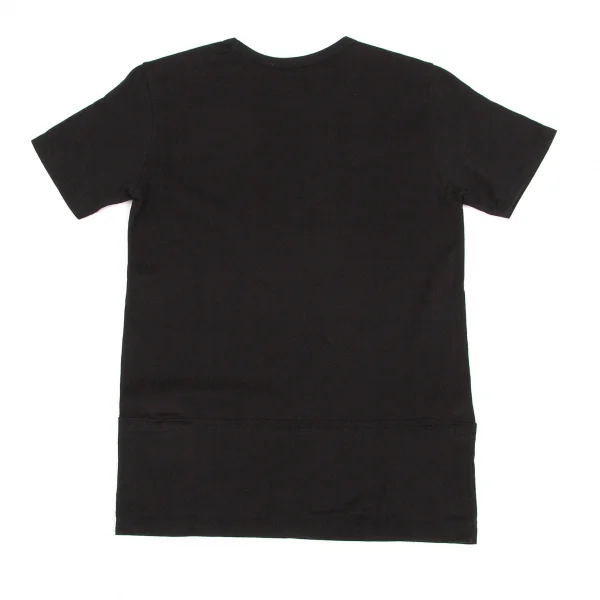 【SALE】アツロウタヤマATSURO TAYAMA レタリングプリントTシャツ 黒36 K-63358_008