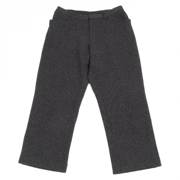 【SALE】ワイズY’s リブニットパンツ 濃グレー3 K-63401_001