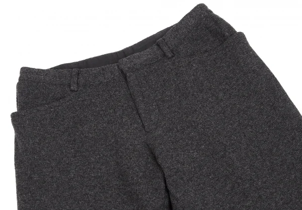 【SALE】ワイズY’s リブニットパンツ 濃グレー3 K-63401_002