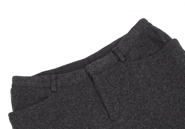 【SALE】ワイズY’s リブニットパンツ 濃グレー3 K-63401_003