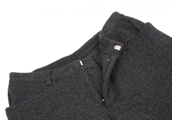 【SALE】ワイズY’s リブニットパンツ 濃グレー3 K-63401_004