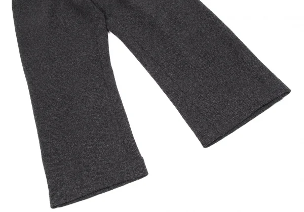 【SALE】ワイズY’s リブニットパンツ 濃グレー3 K-63401_007