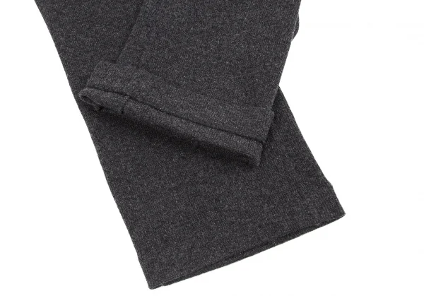 【SALE】ワイズY’s リブニットパンツ 濃グレー3 K-63401_008