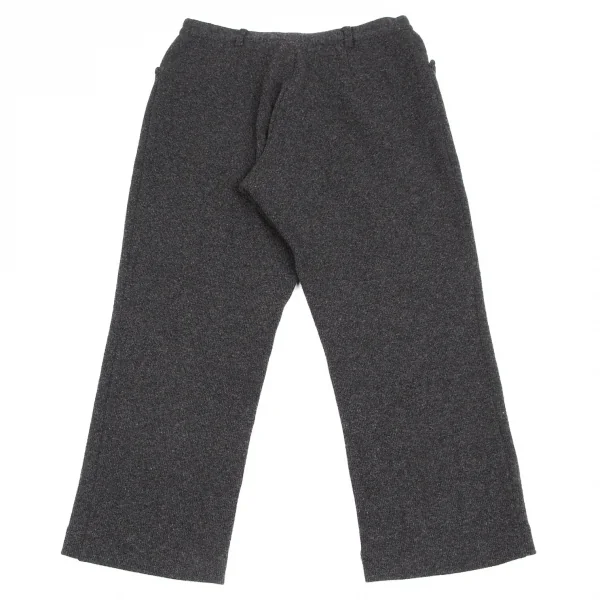 【SALE】ワイズY’s リブニットパンツ 濃グレー3 K-63401_009