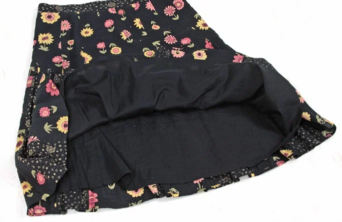 MOSCHINO CHEAPANDCHIC Floral flared skirt P-759_006