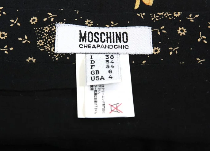 MOSCHINO CHEAPANDCHIC Floral flared skirt P-759_008